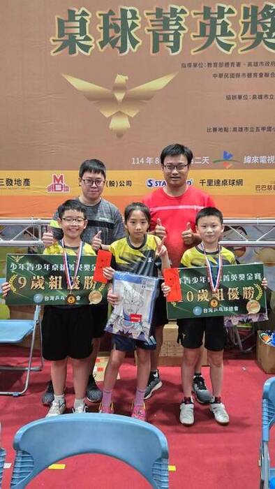 恭喜本校桌球隊多位選手 參加 2025全國少年青少年桌球菁英賽 榮獲佳績圖片