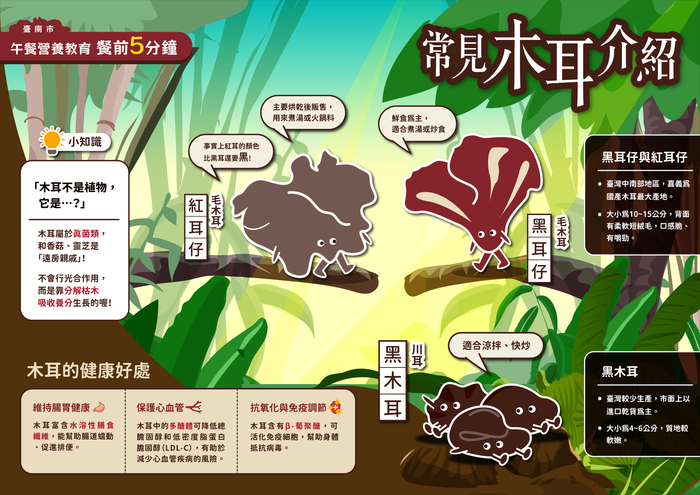午餐營養教育-木耳介紹
