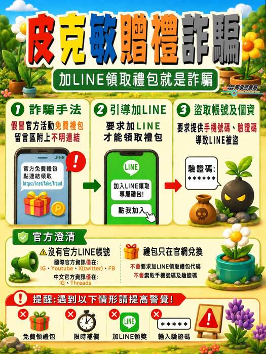 反詐騙提醒