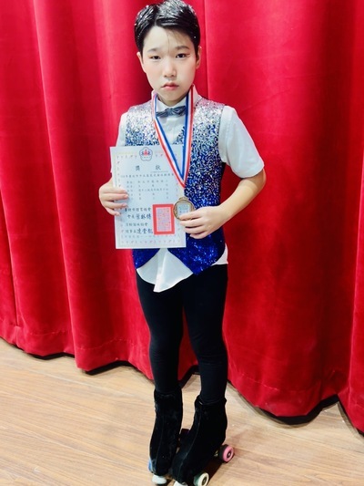 恭喜本校 501王宥傑  參加114年臺北市中正杯花式溜冰錦標賽 選手二級高年級男子組 第三名圖片