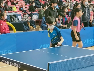『301葉煒恩』參加『2022全國少年桌球公開賽暨輔大校友推廣賽』榮獲U9男生個人組亞軍